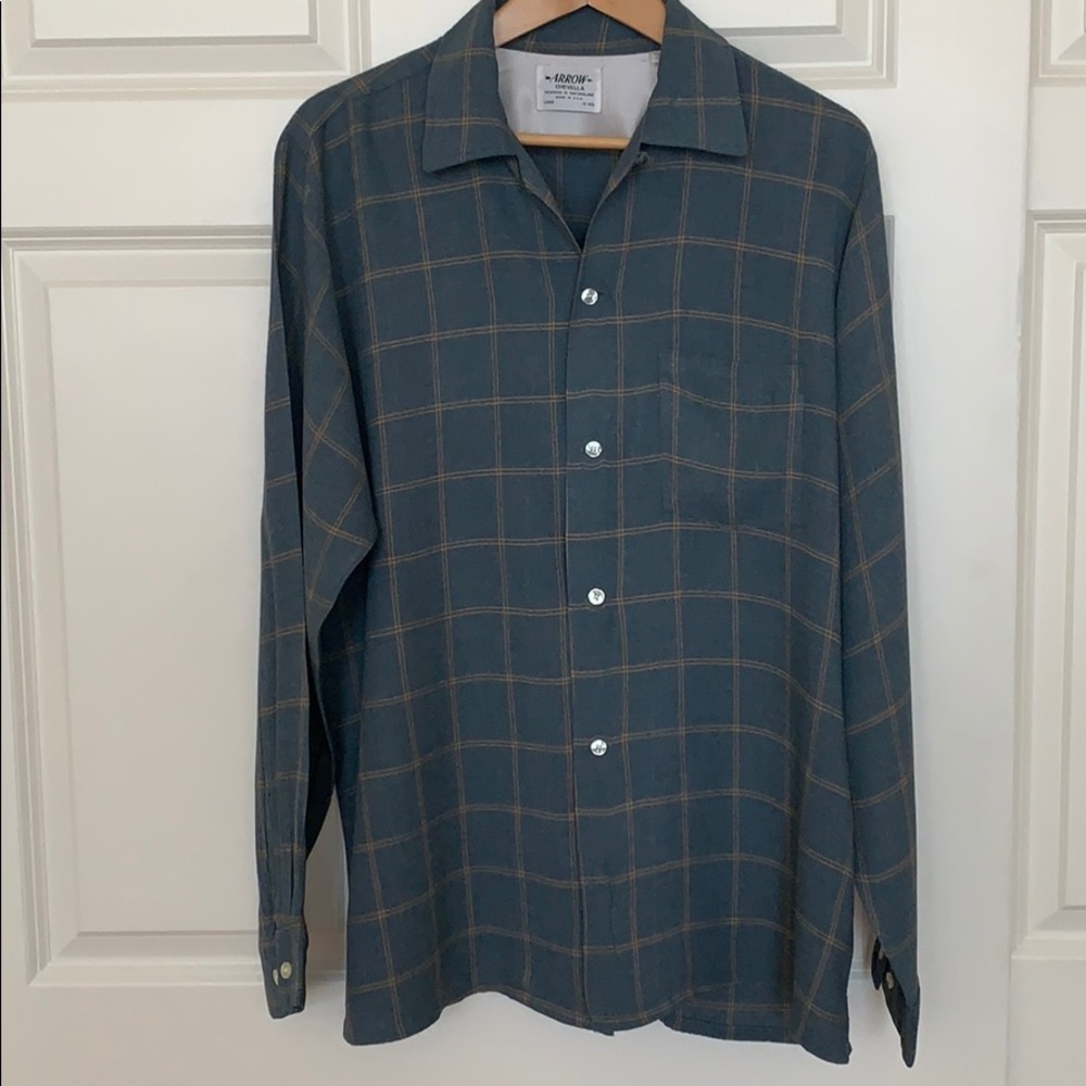 Vintage Arrow Button Down Shirt Men’s L 16-16½
